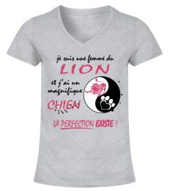 PERFECTION: LION avec CHIEN