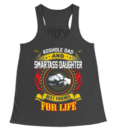 Asshole Dad And Smartass Daughter Shirt