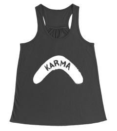 Karma Motiv Boomerang Geschenk Idee
