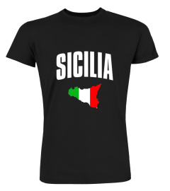 Sicilia T-Shirt Island Of Sicily Italian Flag Tee