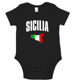 Sicilia T-Shirt Island Of Sicily Italian Flag Tee