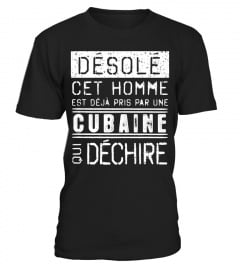 T-shirt Désolé Cubaine