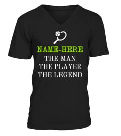 Tennis, Man, Player, Legend - Custom Tee