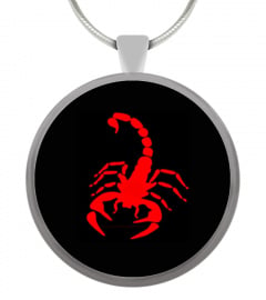 Scorpion - Circle Pendant