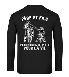 PÈRE ET FILS PARTENAIRES DE  MOTO POUR LA VIE