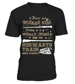 HARRY POTTER WIZARD GIRL MUGGLE WORLD HOGWARTS T-SHIRT