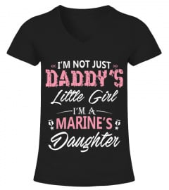 Men S Not Just Daddy S Little Girl Marine S Daughter T-shirt 3xl Black