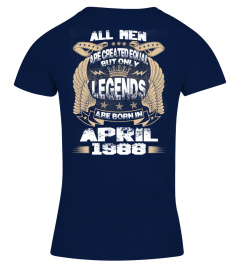 Legends Are Born in April 1988 Hoodie