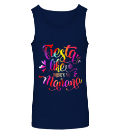 Fiesta Like There's No Manana Salsa Bachata Dance T-Shirt
