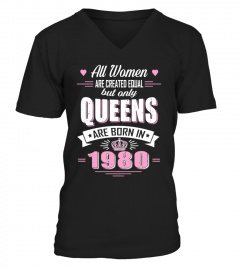 Queens are born in 1980 T Shirts