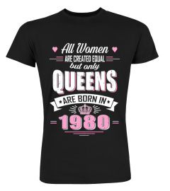 Queens are born in 1980 T Shirts