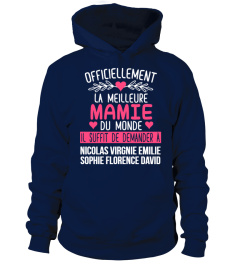 OFFICIELLEMENT LA MEILLEURE MAMIE TSHIRT PERSONNALISÉ