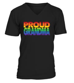 Gay Pride Support Shirt Proud Grandma