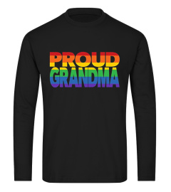 Gay Pride Support Shirt Proud Grandma