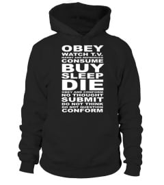 TSHIRT - THEY LIVE OBEY T-SHIRT Cartoon 