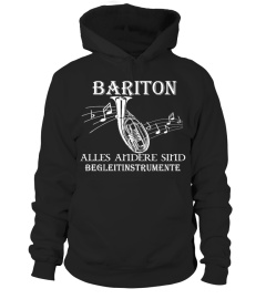 Musiker - Bariton alles andere sind Begleitinstrumente - T-Shirt Hoodie