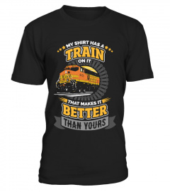 My shirt has a train on it...