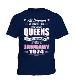 January 1974 birthday of Queens Shirts
