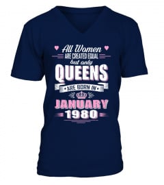 January 1980 birthday of Queens Shirts
