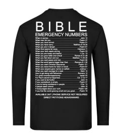 Bible Emergency Numbers Shirt