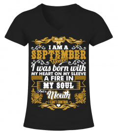 I Am September Woman Fire My Soul  Mouth