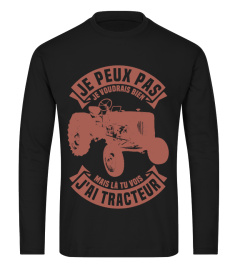 je peux pas j'ai tracteur