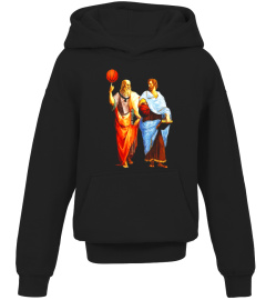 Plato Aristotle Basketball Match - Fun Philosopher Shirt