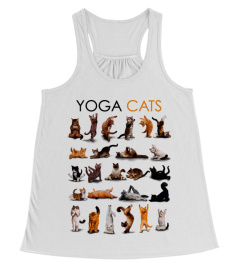 Yoga Cats Kitty Funny GymT-shirt