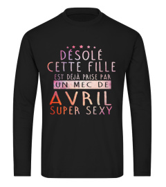 DESOLE CETTE FILLE UN MEC DE AVRIL SUPER SEXY T-SHIRT