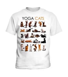 Yoga Cats Kitty Funny GymT-shirt