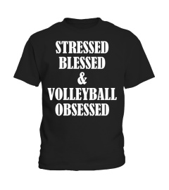 Blessed and Volleyball Obsessed T-Shirt