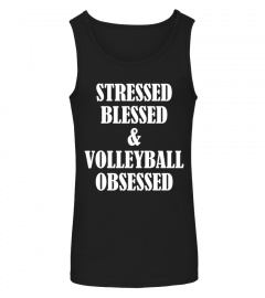 Blessed and Volleyball Obsessed T-Shirt