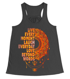 Laughter Yoga T Shirt-Buddhist Sayings-Live Love Laugh