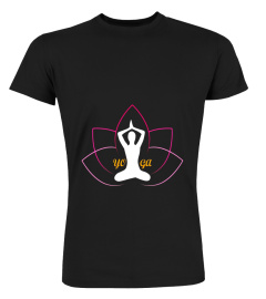 Yoga Tee Shirt with Simple &quot;YOGA LOVE&quot; Pose