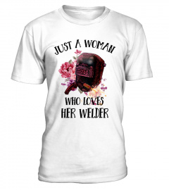 who loves her welder flower shirt funny