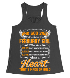 AND GOD SAID LET THERE BE FEBRUARY GIRL