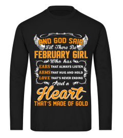 AND GOD SAID LET THERE BE FEBRUARY GIRL