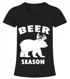 Beer Season Clever Bear Deer Hunting T-shirt