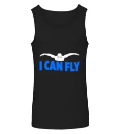 I Can Fly Swimming Butterfly Swimmer Cool Sports T-Shirt