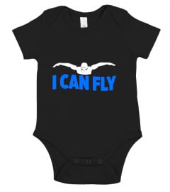 I Can Fly Swimming Butterfly Swimmer Cool Sports T-Shirt
