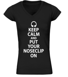 Synchronized Swimming T-Shirt Keep Calm Put Your Noseclip On