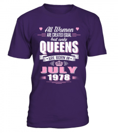 July 1978  birthday of Queens Shirts