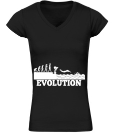 Funny Evolution Swimming Pool T-Shirt Swim Sport Lover Gift