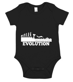 Funny Evolution Swimming Pool T-Shirt Swim Sport Lover Gift