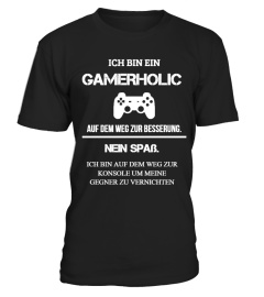 Gamer Tshirt - Gamerholic