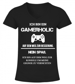 Gamer Tshirt - Gamerholic