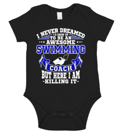 Awesome Swimming Coach T-Shirt, Swim Coach Gift Idea