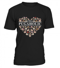pugaholic pug a holic dog lovers shirt