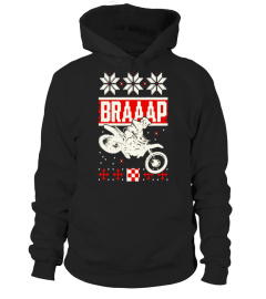 Braaap Ugly Christmas sweater t-shirt motocross dirt bike