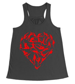 Valentines Day yoga Heart t shirt